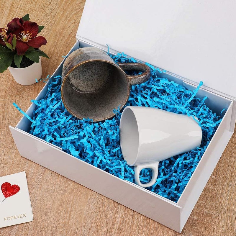PLINJOY White Gift Box for Presents 10.8x7.5x3.5 Inches Magnetic Gift Boxes with Lid Luxury Gift Box for Rectangle Collapsible for Bridesmaid, Wedding, Birthday Gift Packging - Image 5